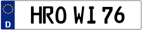 Truck License Plate